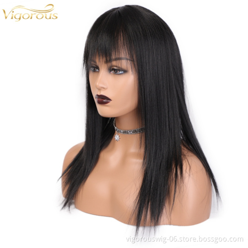 Fluffy bangs inch wholesale long heat resistant fiber hair front wigs for women high quality lace synthetic hair wigs